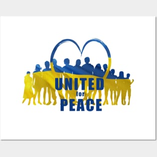 United for Peace, Stand with Ukraine Posters and Art